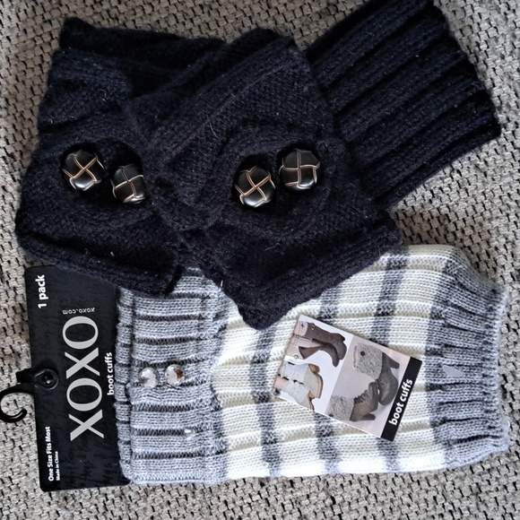 NWT xoxo Boot Cuffs 2 pairs - Picture 2 of 4